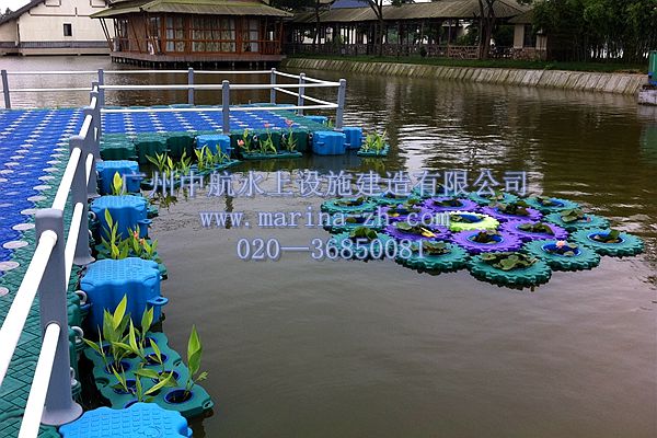 生態浮島 生態浮床 廣州中航水上設施建造有限公司